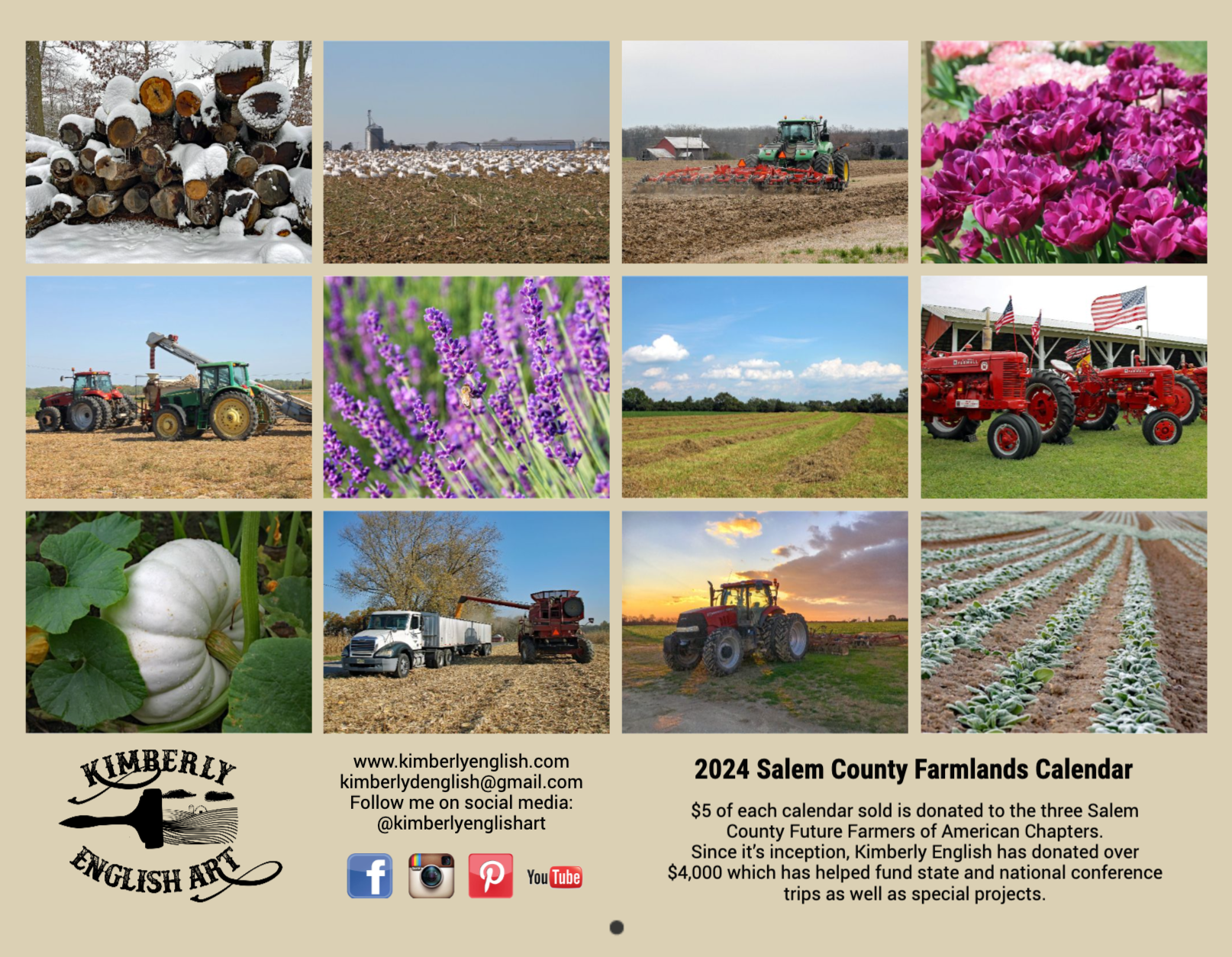 2024 Salem County Farmlands Calendar