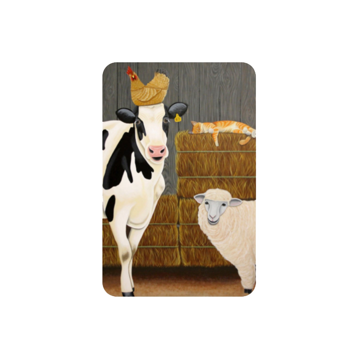 Barnyard Welcome I Sticker