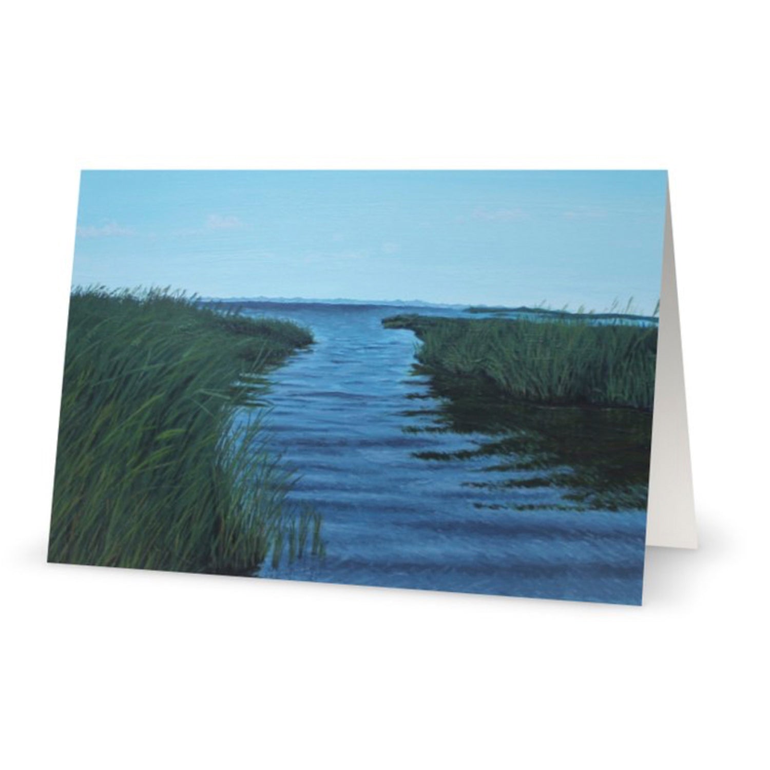 Bayside Road Greenwich, NJ Greeting Card