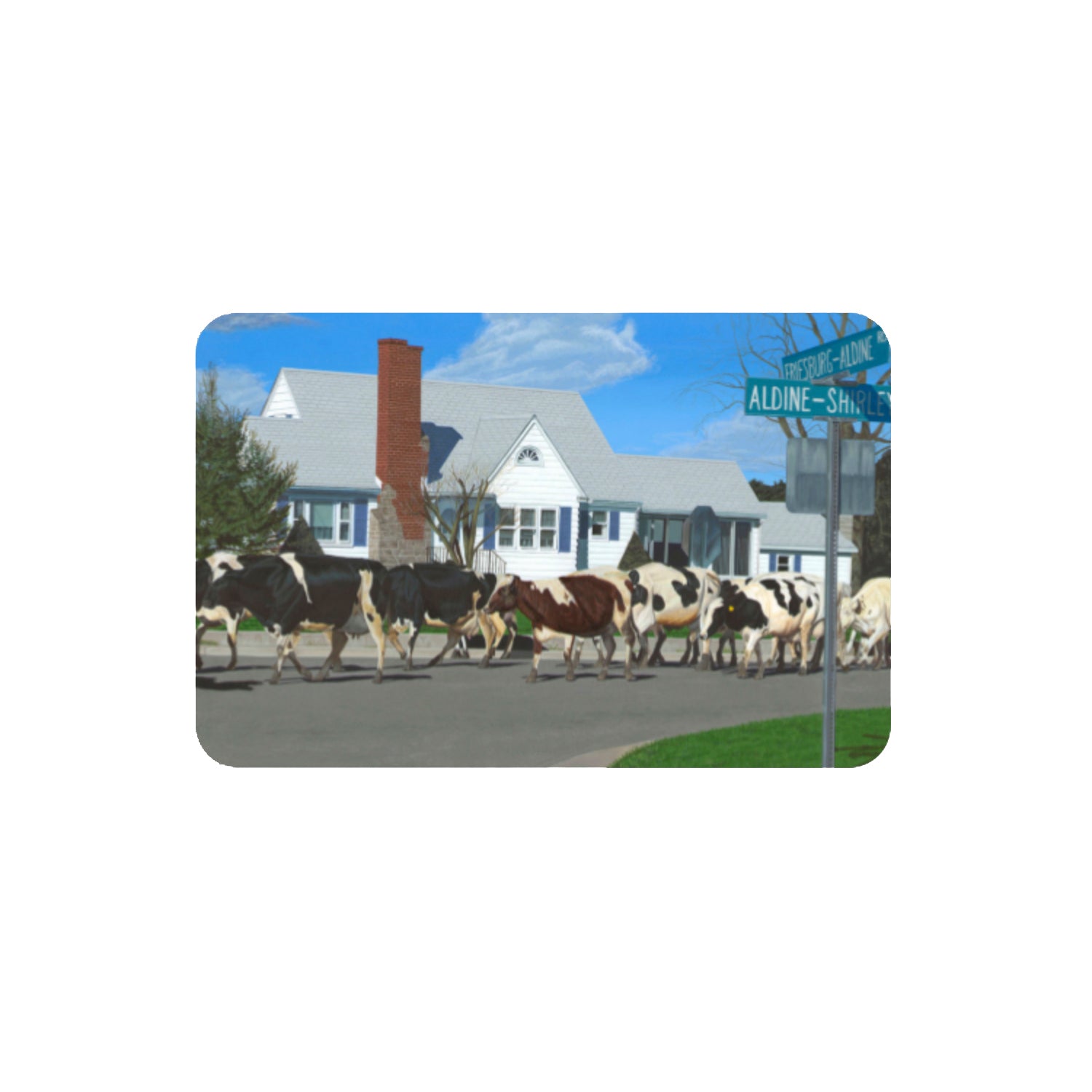 Caught in Another Country Moment Sticker