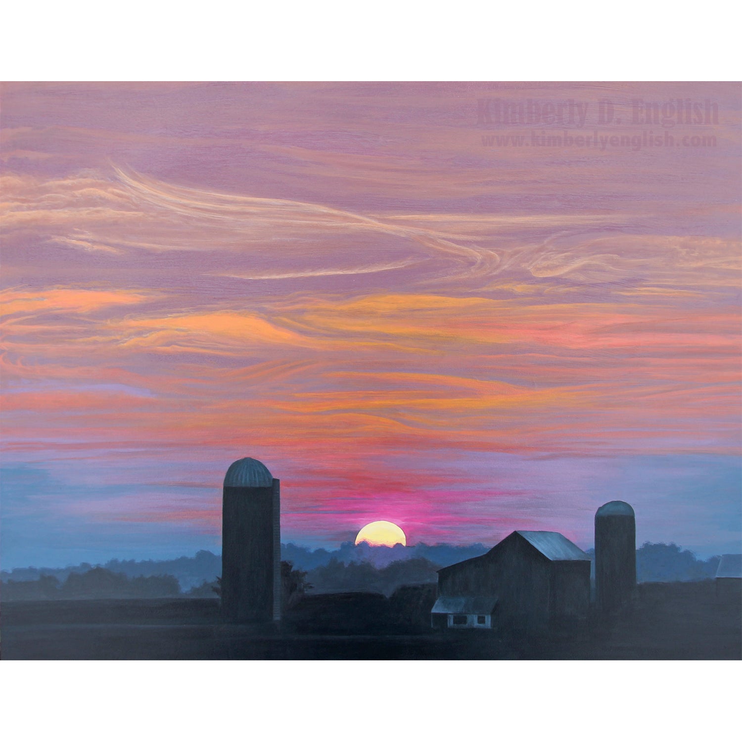 Distant Vista on Shirley Road Print