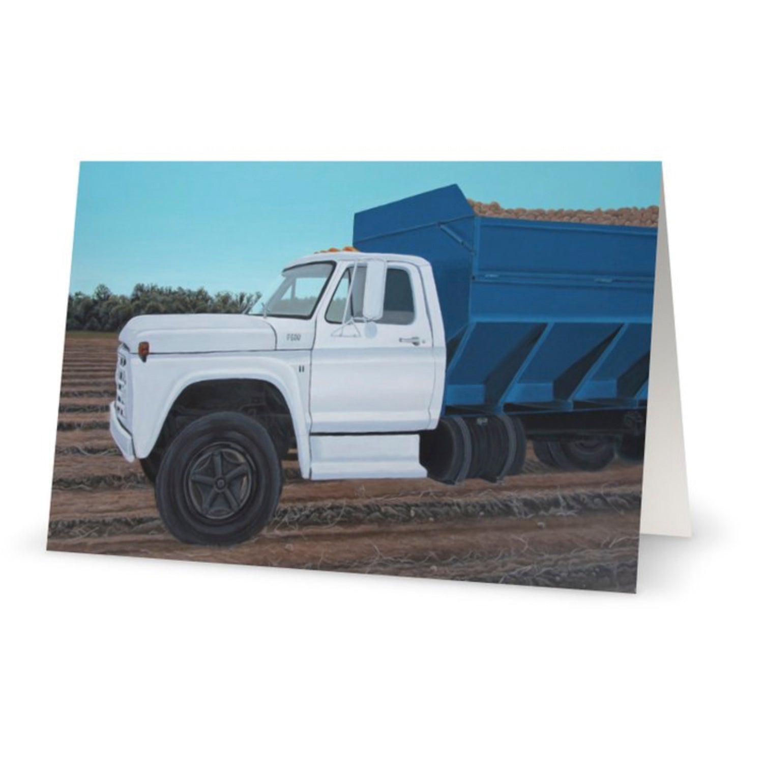 Potato Harvest in Elmer Greeting Card