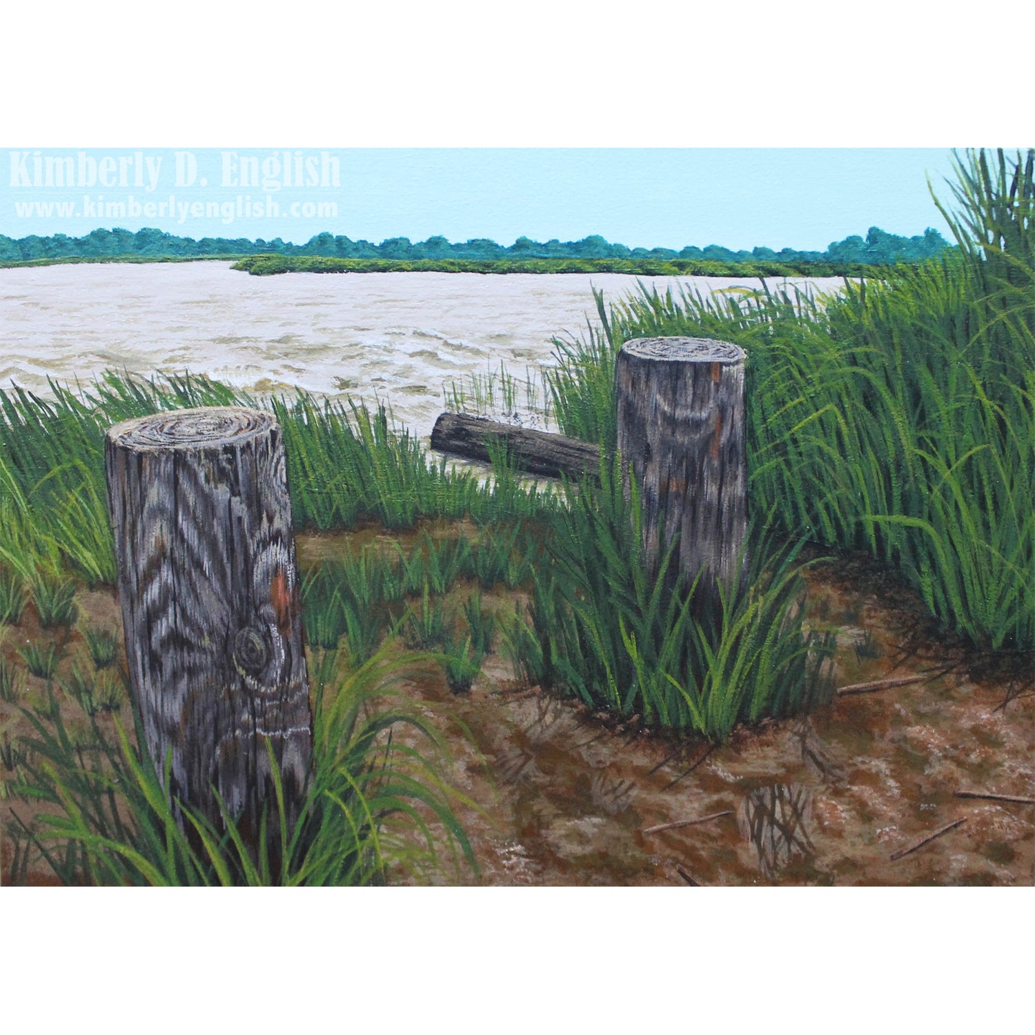 Ragged Island Street Greenwich, NJ Print