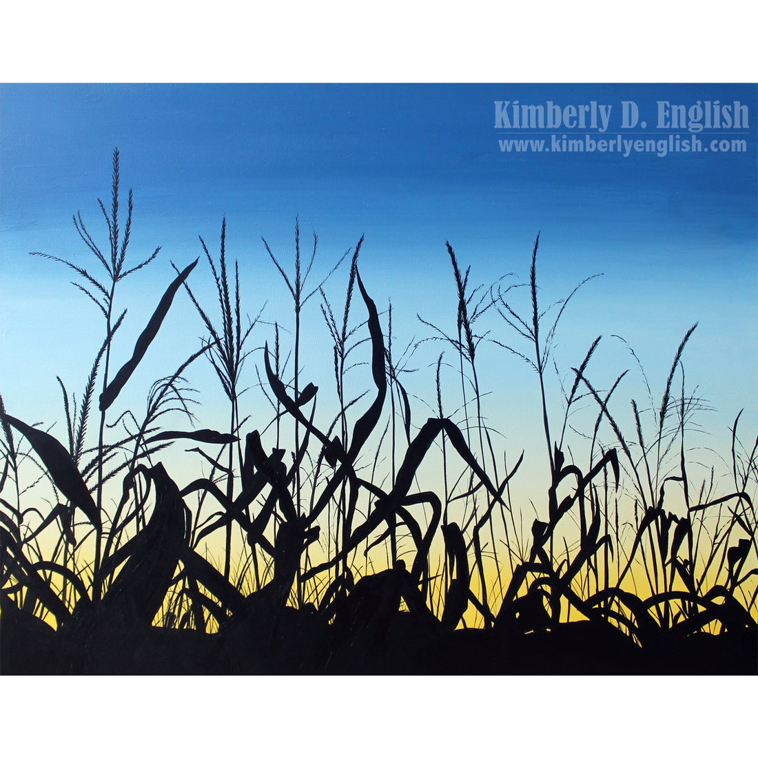 Sunset Corn Print