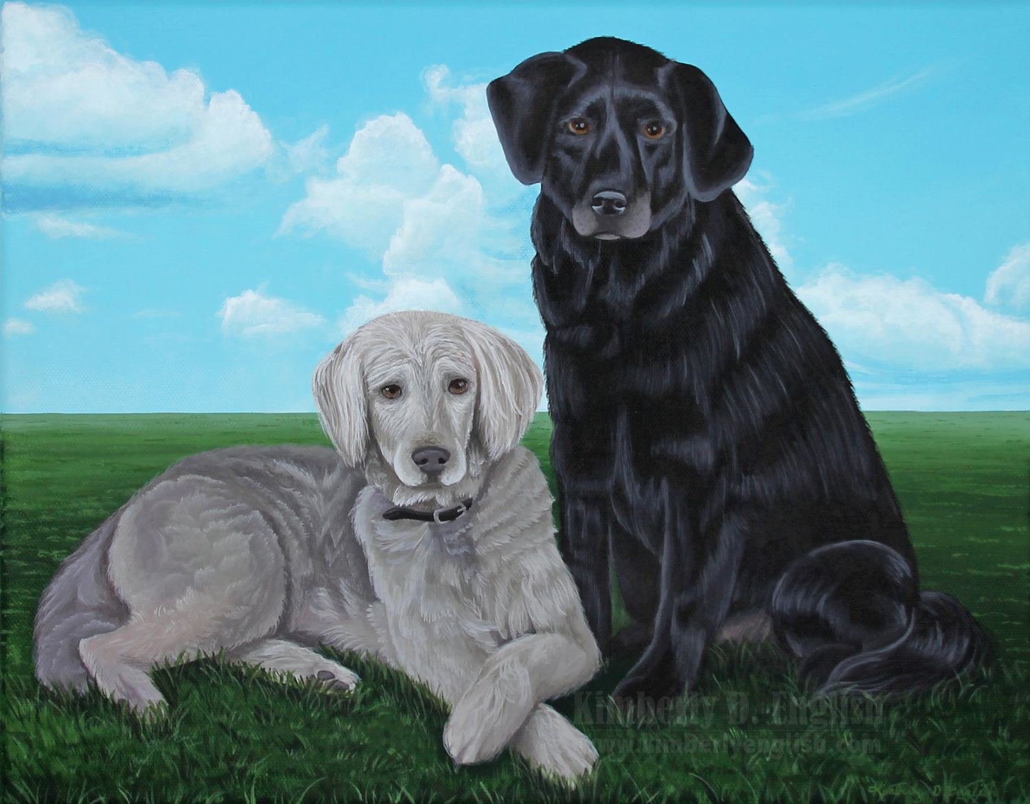New Painting: Bailey & Chelsea