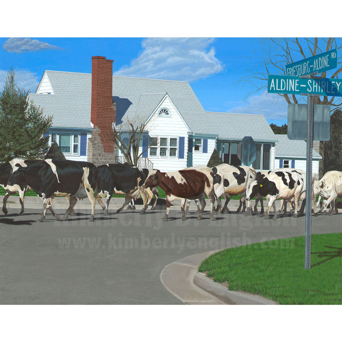 Caught in Another Country Moment Print