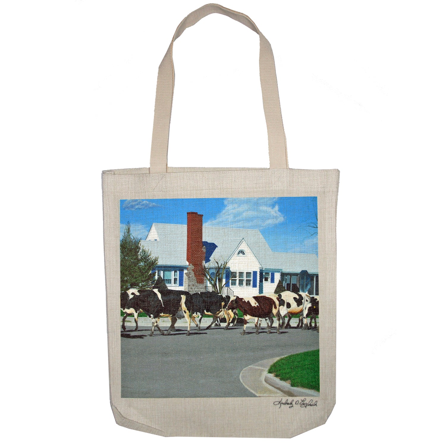 Caught in Another Country Moment Tote Bag