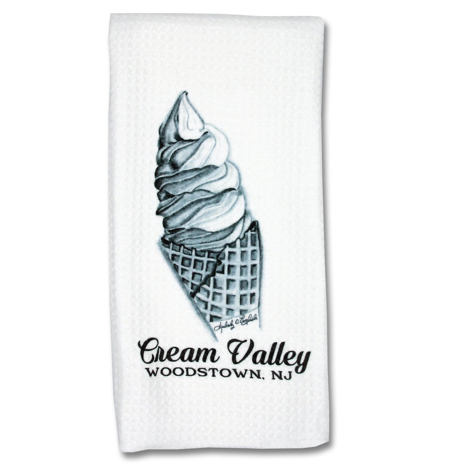 Cream Valley Hand Towel