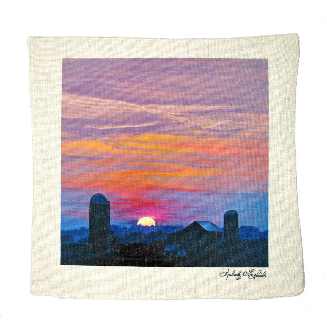 Distant Vista on Shirley Road Pillow Sham