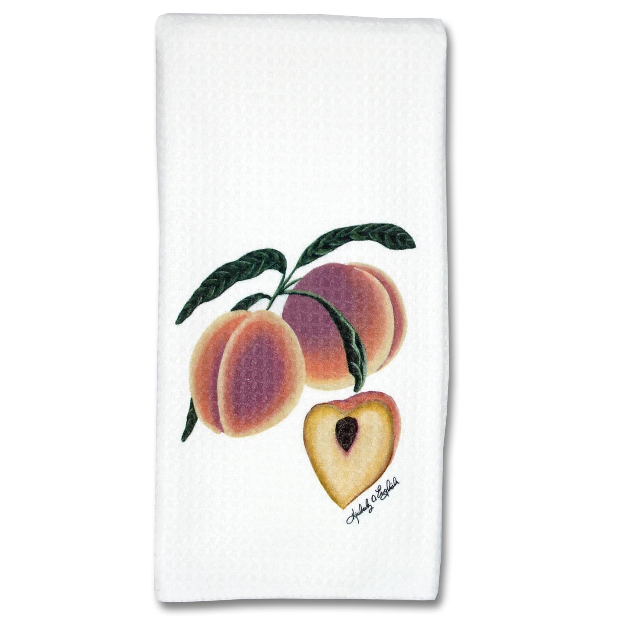 Peaches Hand Towel