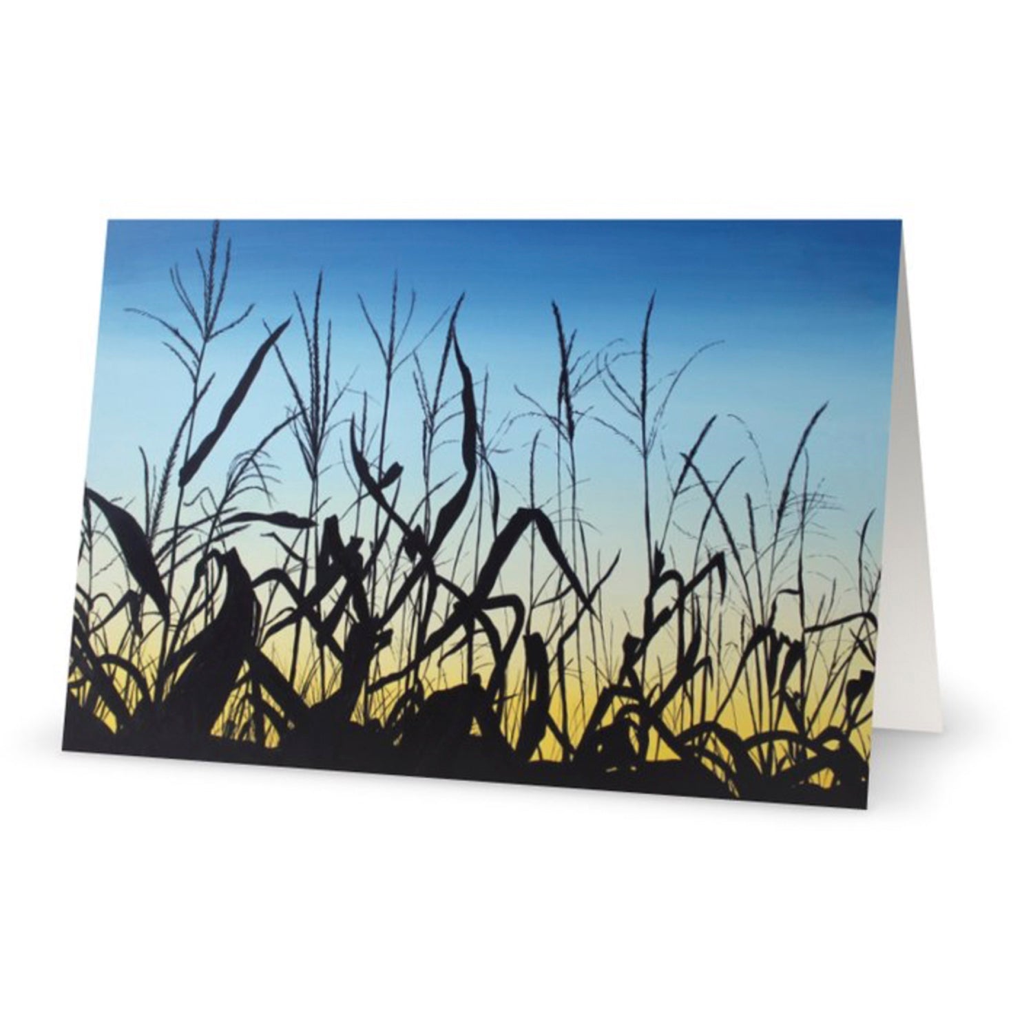 Sunset Corn Greeting Card