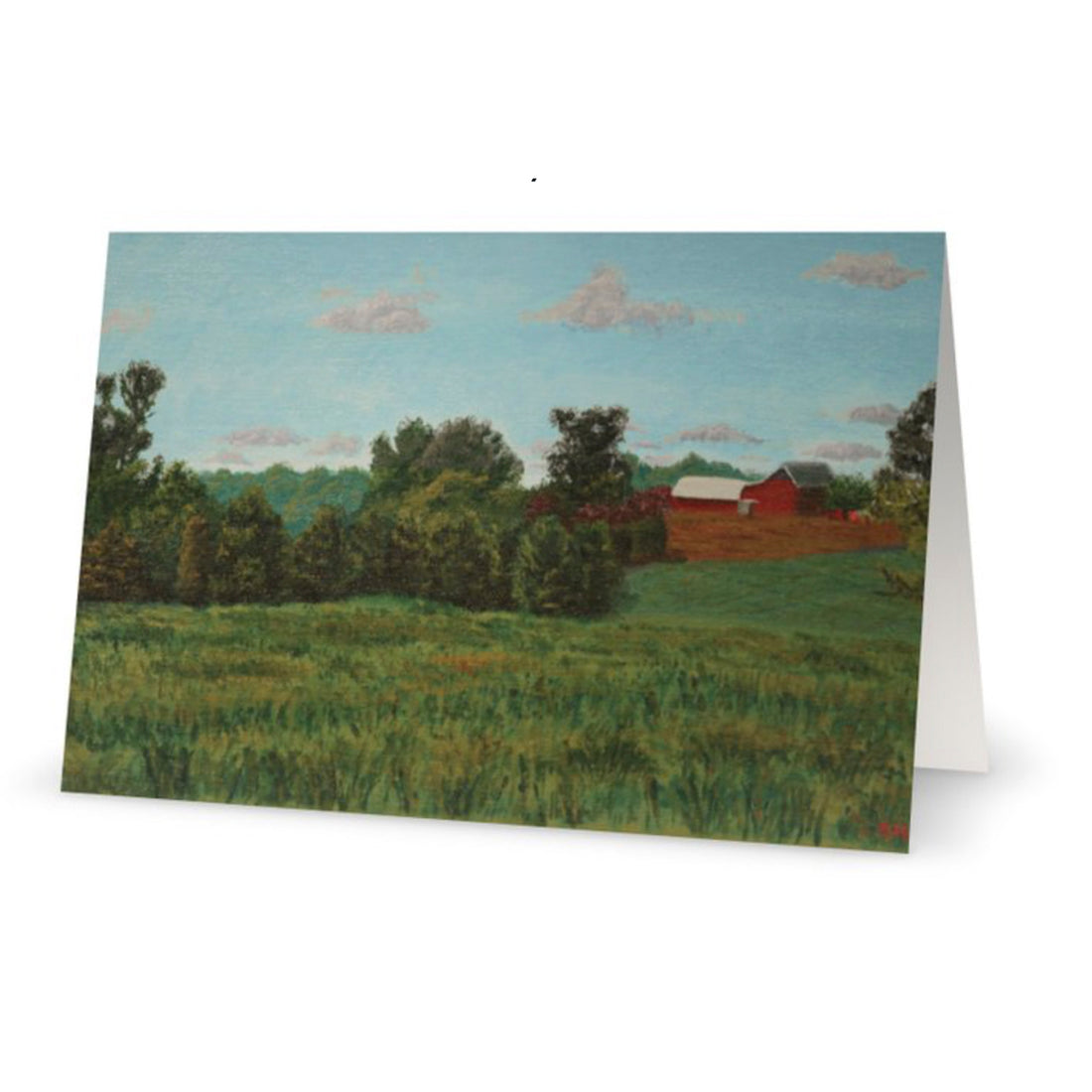 View from Woodstown-Daretown Road Greeting Card